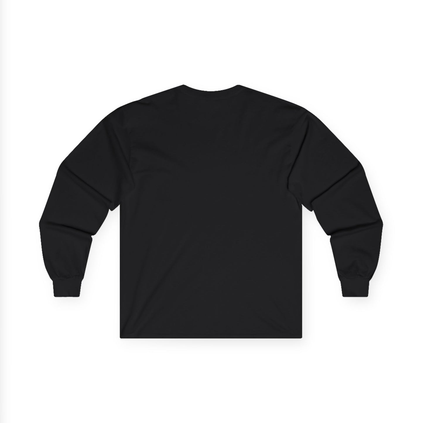 Mystery Potion's 'An Eye For An Eye, And A Tooth For A Tooth' Long Sleeve Tee: Red and Blue Skull Design