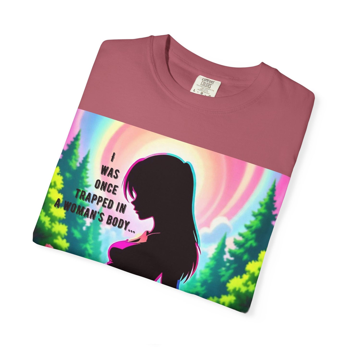 Maternity T-Shirt: I Was Once Trapped in Mom's Body, Pregnancy Gift, Baby Shower Shirt, Unisex Tee for Moms, Expecting Mothers