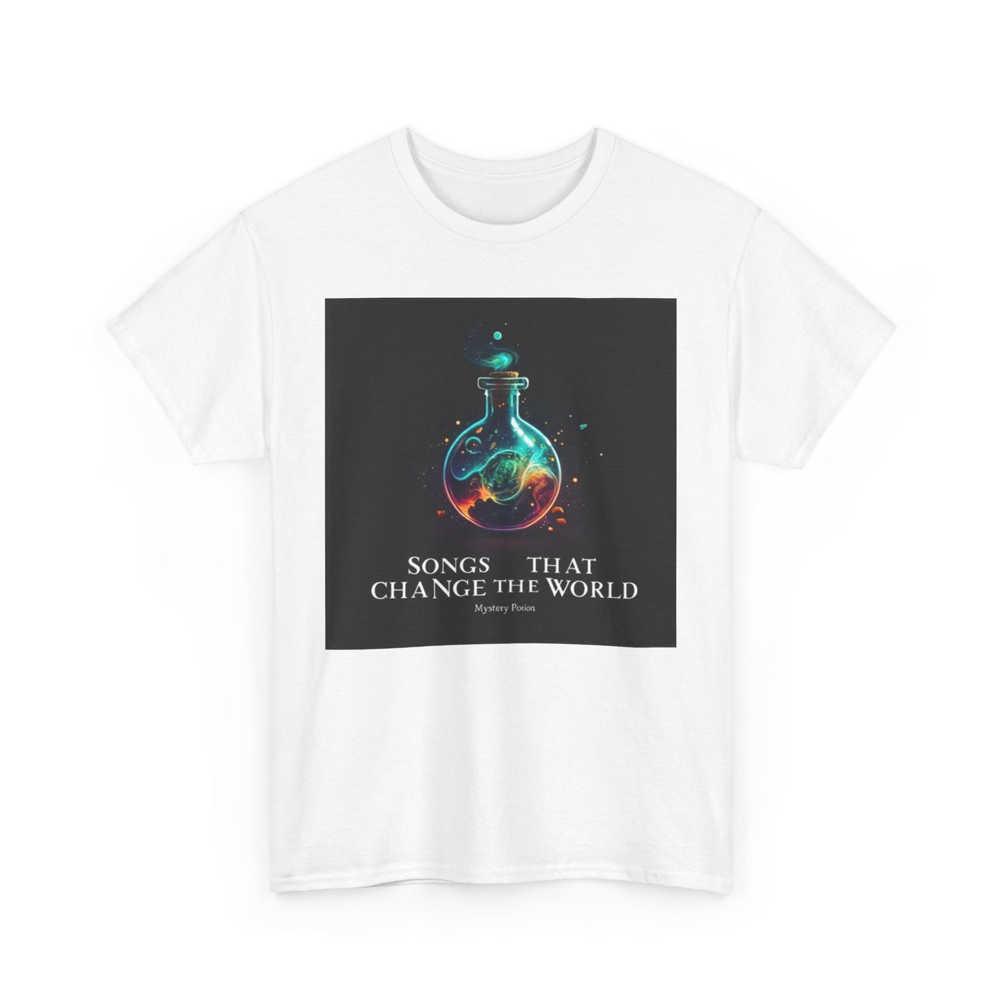 'Songs That Change The World' by Mystery Potion Viral Statement Tee