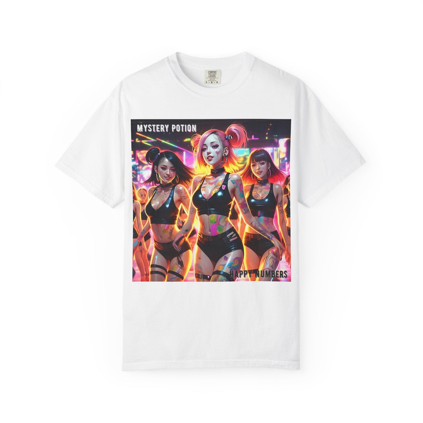 Mystery Potion Unisex T-Shirt, Trendy Graphic Tee for Women, Summer Festival Shirt, Edgy Streetwear, Gifts for Gamers, Cool Casual Wear
