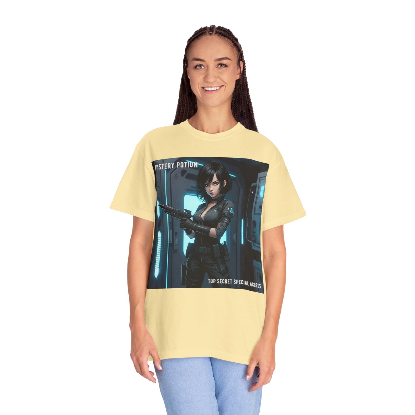 Mystery Potion Graphic Tee, Gamer T-Shirt, Unisex Clothing, Casual Wear, Birthday Gift, Top Secret Access Shirt