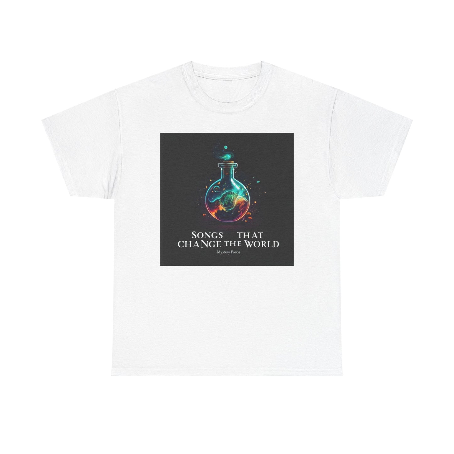 'Songs That Change The World' by Mystery Potion Viral Statement Tee