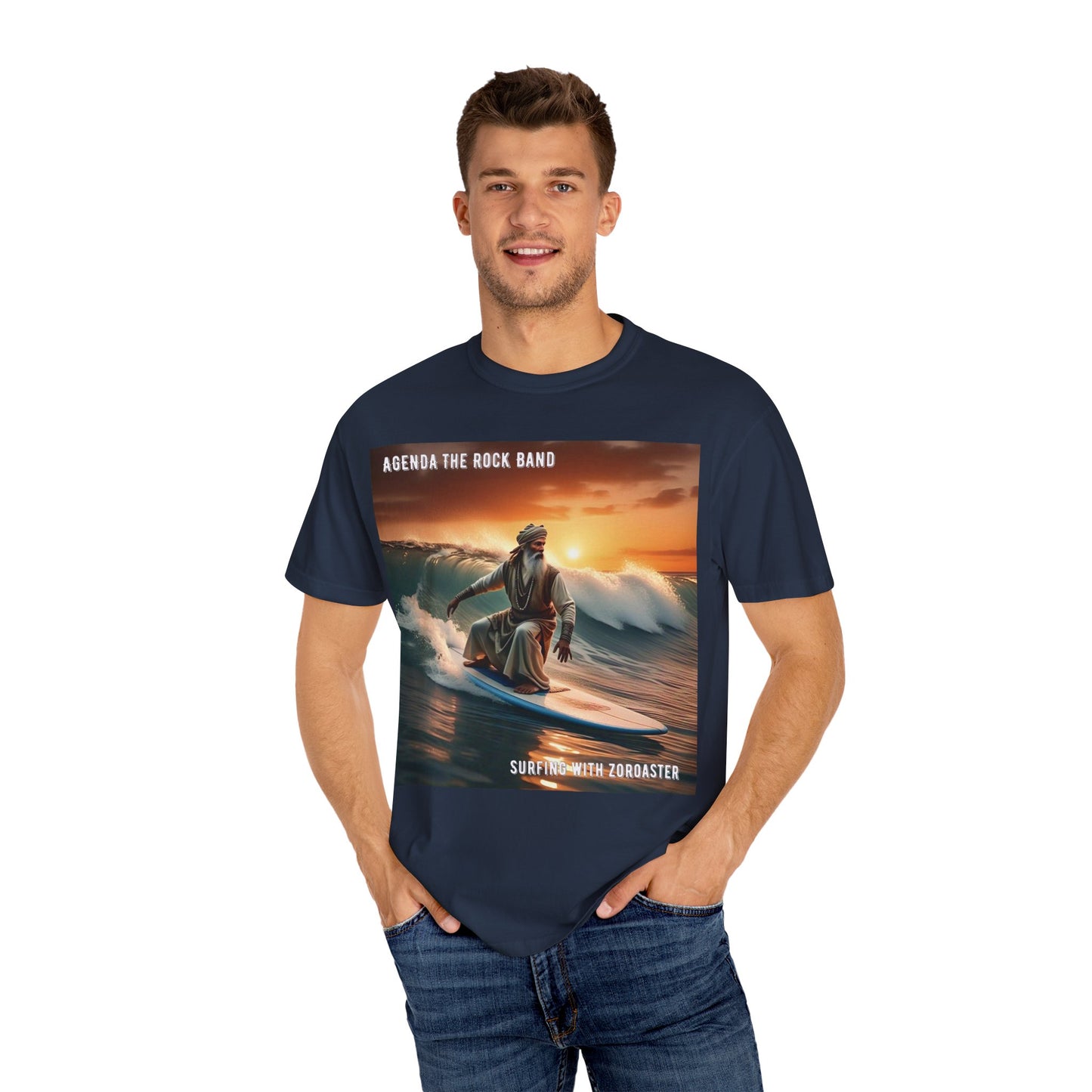 Surfing Rock Band T-Shirt, Unisex Vintage Tee, Casual Summer Wear, Perfect for Music Lovers, Beach Days, Concerts