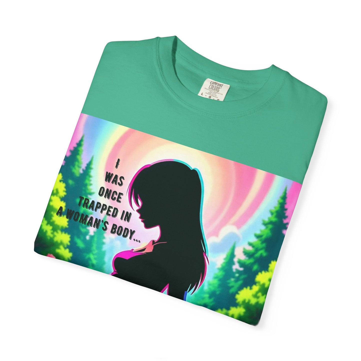 Maternity T-Shirt: I Was Once Trapped in Mom's Body, Pregnancy Gift, Baby Shower Shirt, Unisex Tee for Moms, Expecting Mothers