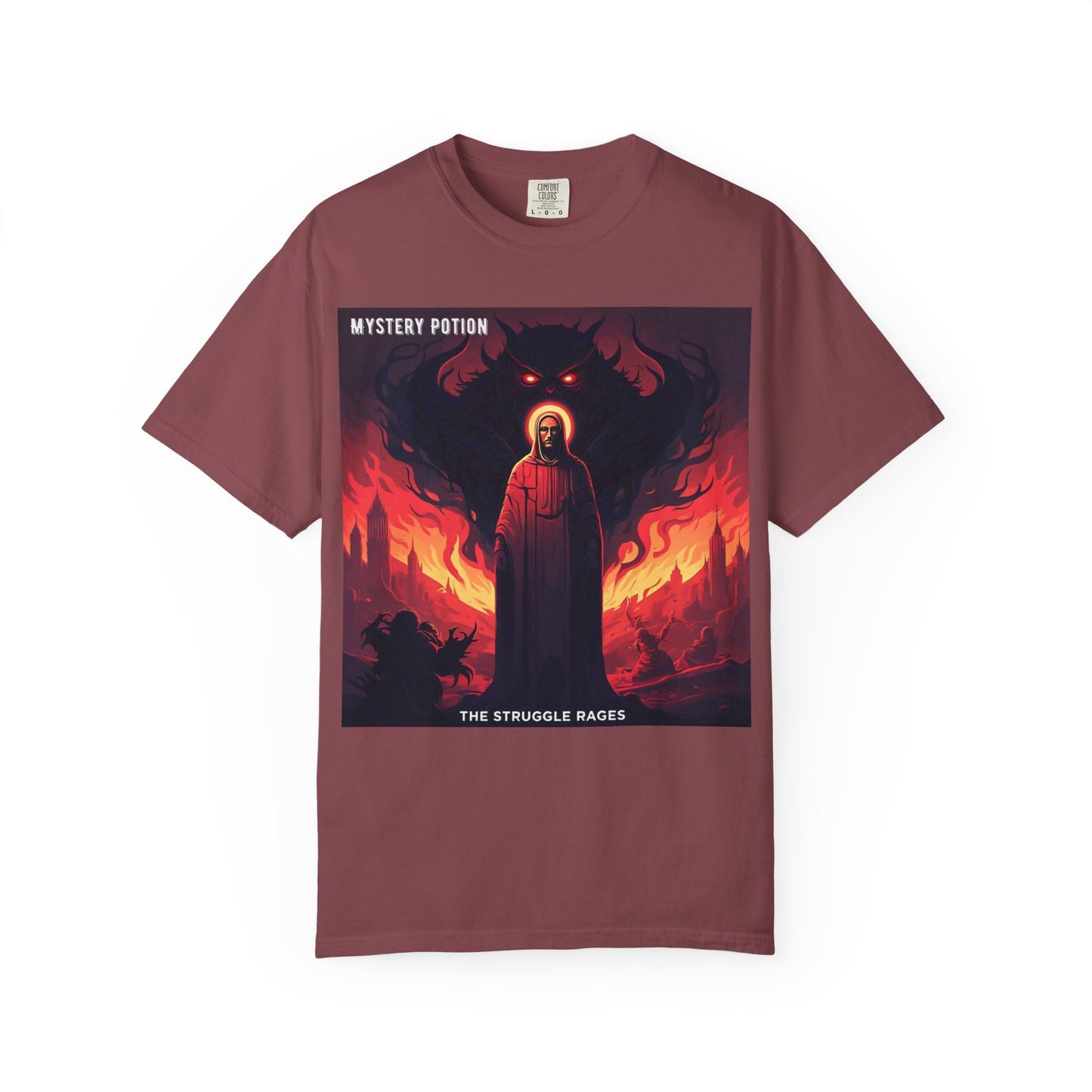 Mystical Struggle Graphic Tee - Perfect for Fans of Fantasy, Unique Gift, Casual Wear, Unisex T-shirt, Graphic Art Clothing