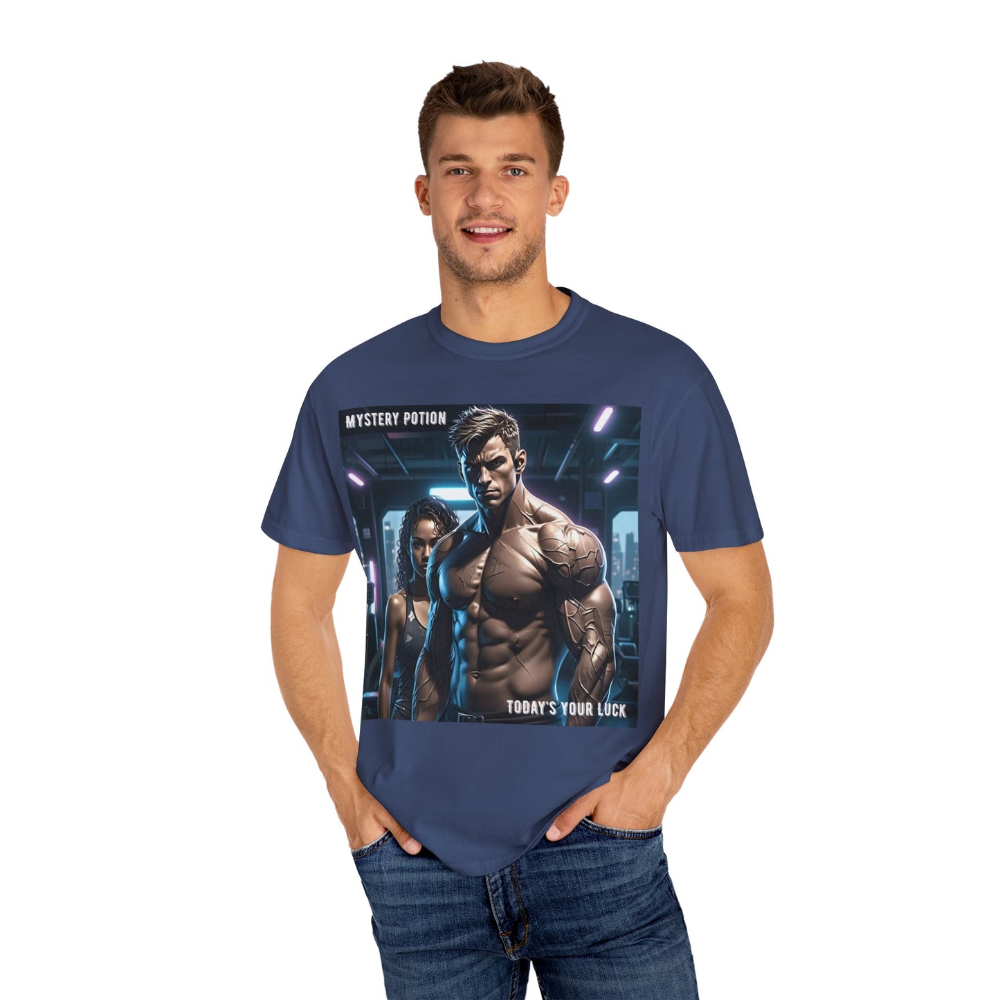 Mystery Potion Graphic T-Shirt - Unisex Casual Wear, Fitness Gift, Trendy Tee, Gamer Apparel, Everyday Style