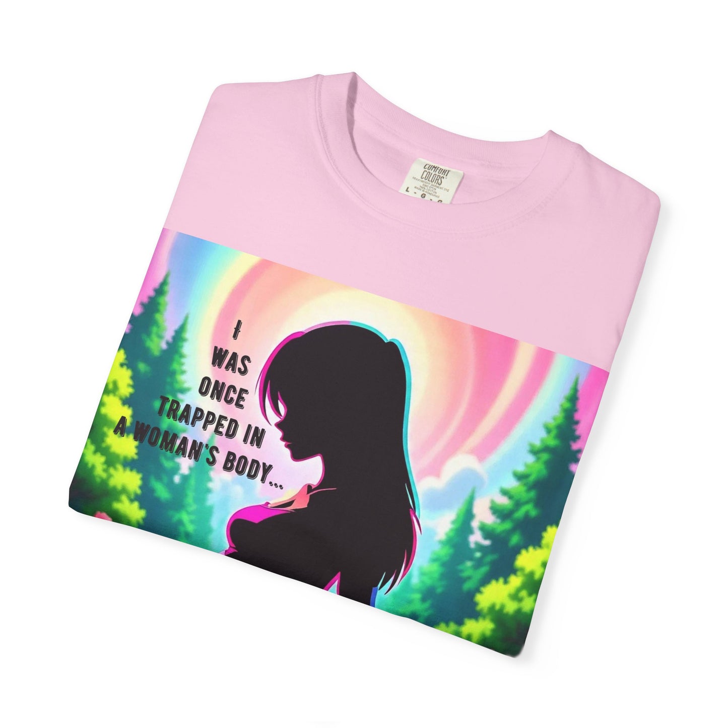 Maternity T-Shirt: I Was Once Trapped in Mom's Body, Pregnancy Gift, Baby Shower Shirt, Unisex Tee for Moms, Expecting Mothers