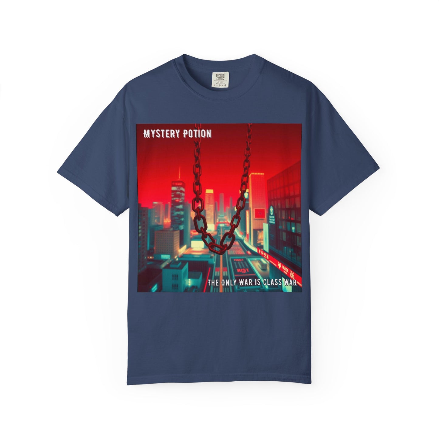 Mystery Potion Urban T-Shirt, Retro Graphic Tee, Unisex Streetwear, Casual Wear, Gift for Art Lovers, Music Festival Apparel