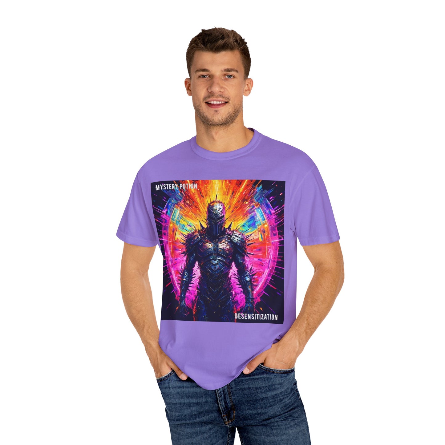 Desensitization by Mystery Potion T-Shirt, Psychedelic Graphic Tee, Unisex Streetwear, Gift for Gamers, Festival Outfit, Casual Style