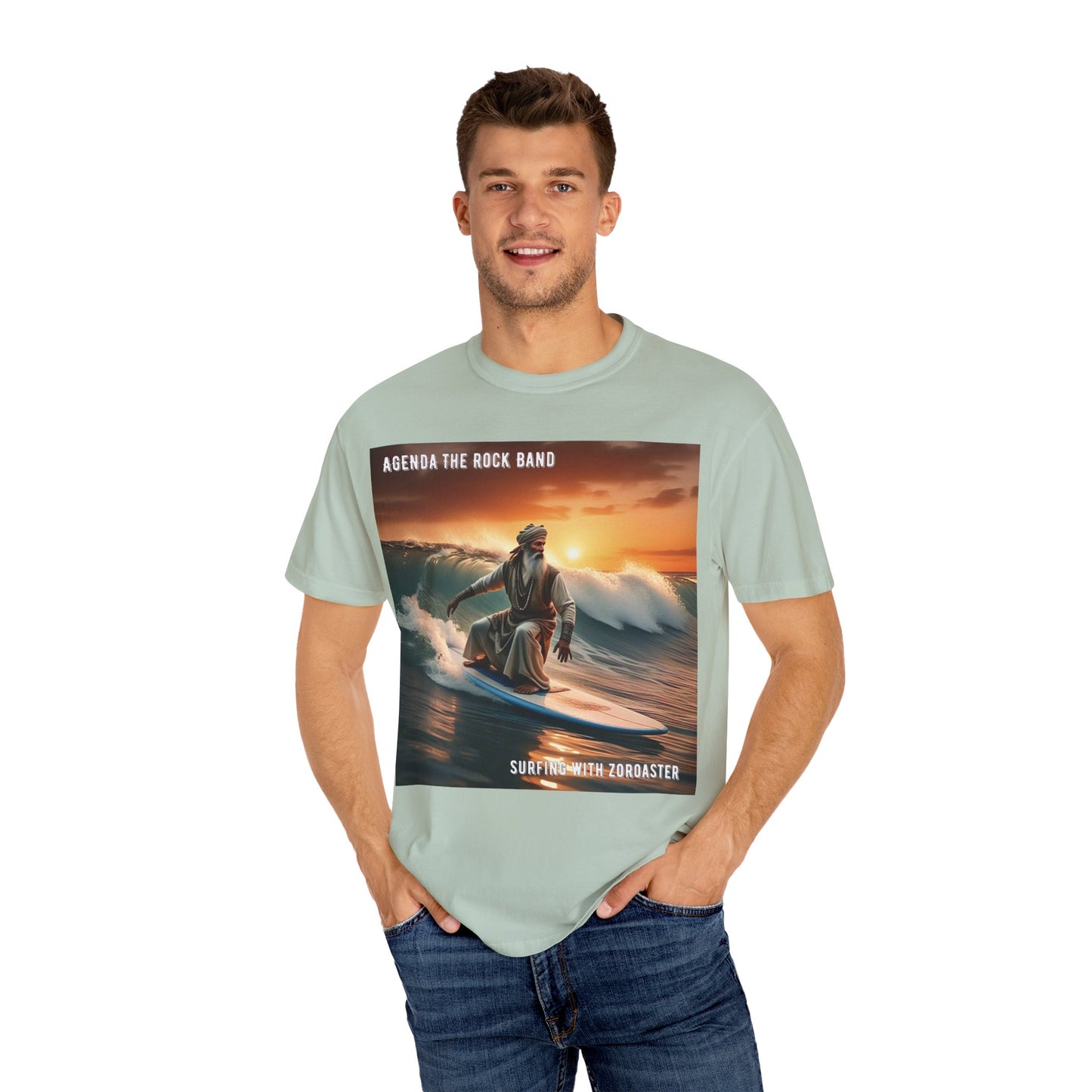 Surfing Rock Band T-Shirt, Unisex Vintage Tee, Casual Summer Wear, Perfect for Music Lovers, Beach Days, Concerts