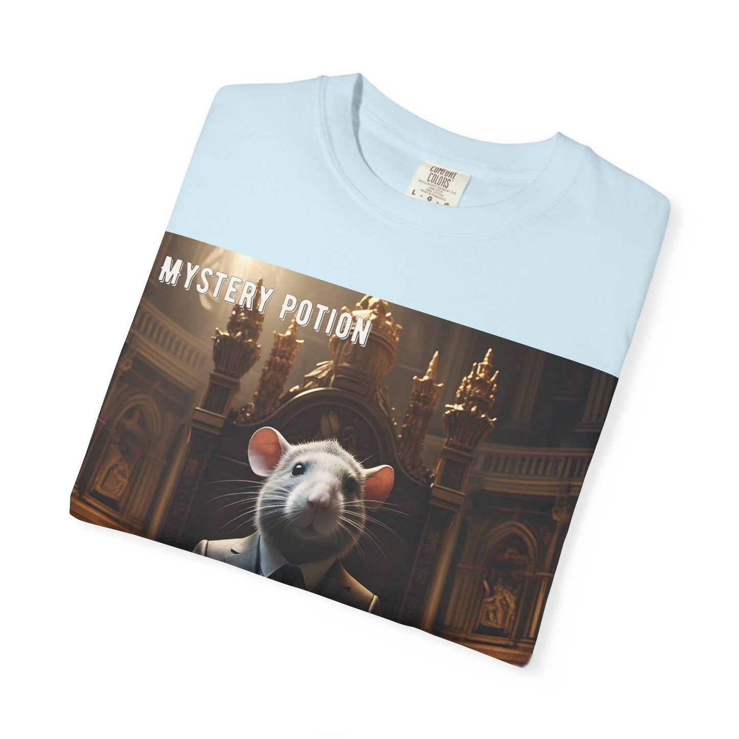 Mystery Potion Funny Unisex T-Shirt, Gift for Animal Lovers, Quirky Tee, Unique Graphic Shirt, Perfect for All Occasions