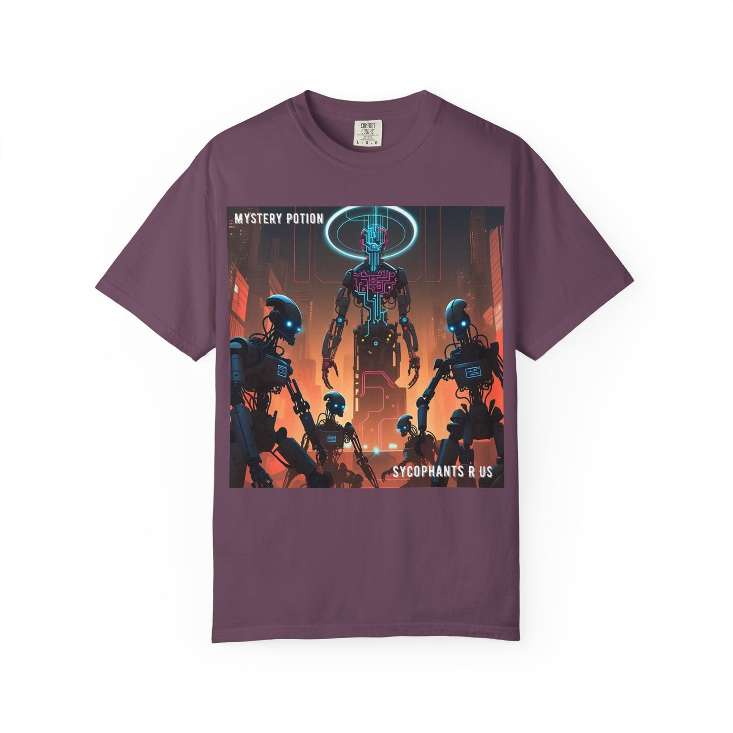 Retro Sci-Fi Graphic T-Shirt, Unisex Casual Tee, Cyberpunk Art Shirt, Gift for Nerds, Vintage Style Tee