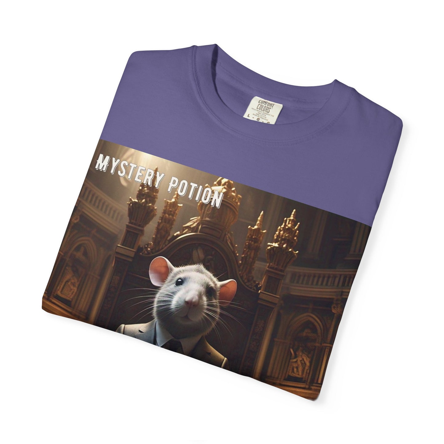 Mystery Potion Funny Unisex T-Shirt, Gift for Animal Lovers, Quirky Tee, Unique Graphic Shirt, Perfect for All Occasions