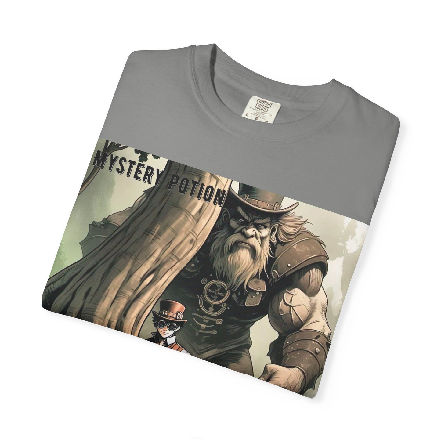 Mystery Potion Adventure T-Shirt, Fantasy Shirt, Unisex Graphic Tee, Gamer Gift, Nature Lover Gift, Cool T-Shirt for Events