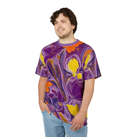 Floral Art Unisex Tee, Vibrant Colorful Shirt, AOP T-Shirt, Summer Fashion, Gift for Her, Casual Wear