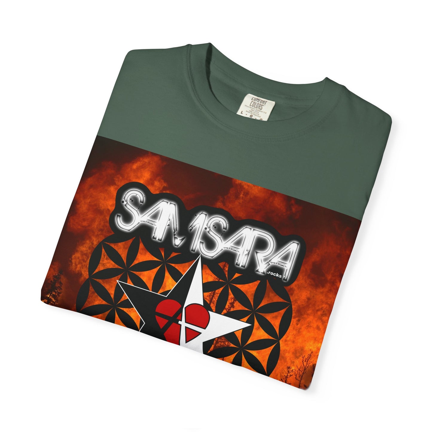 'Permanent Damage' by Samsara, Bold Graphic T-Shirt, Music Festival Gear, Unisex Casual Tee, Unique Gift for Friends, Statement Apparel, Concert Outfit