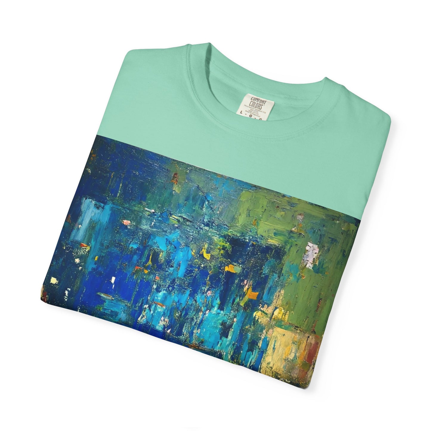 Artistic Unisex T-Shirt, Colorful Abstract Tee, Casual Wear, Gift for Art Lovers, Summer Essential, Unique Graphic Shirt