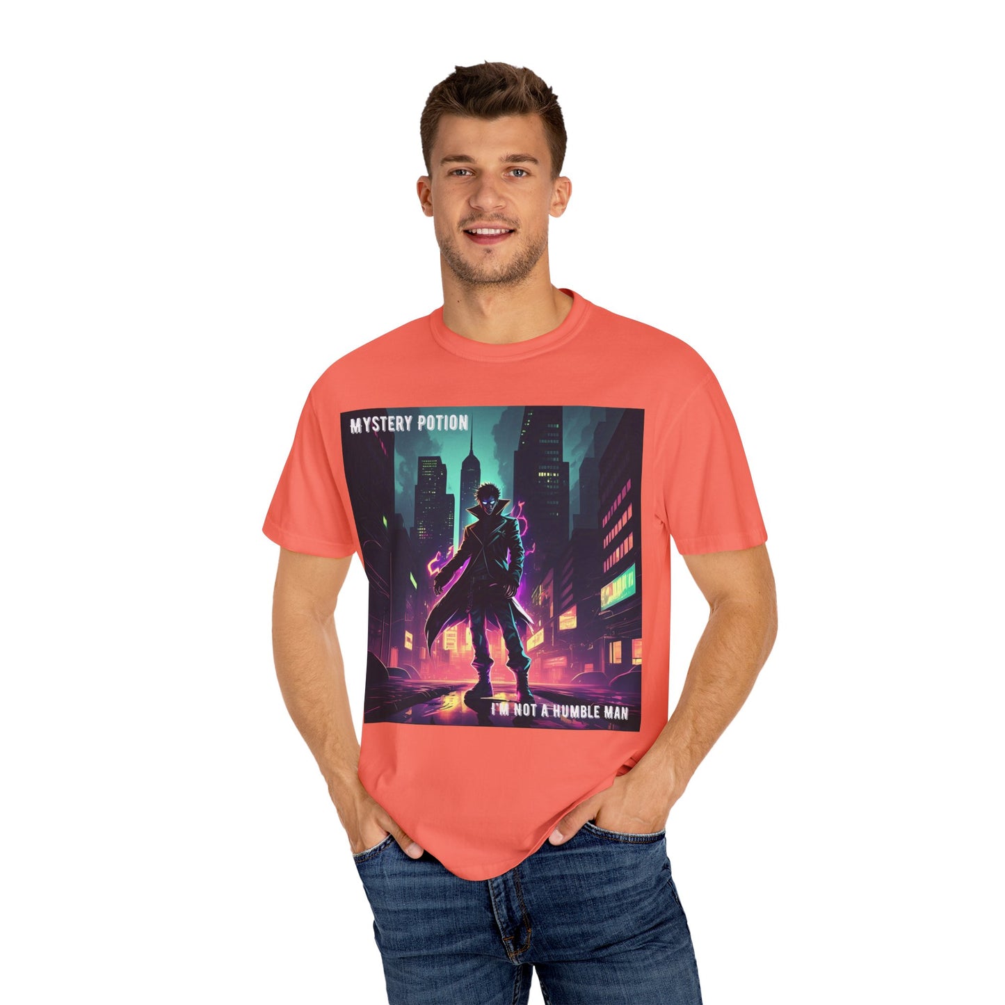 'I'm Not A Humble Man' Design, Mystery Potion Top Hit, Viral Musician's band T-shirt