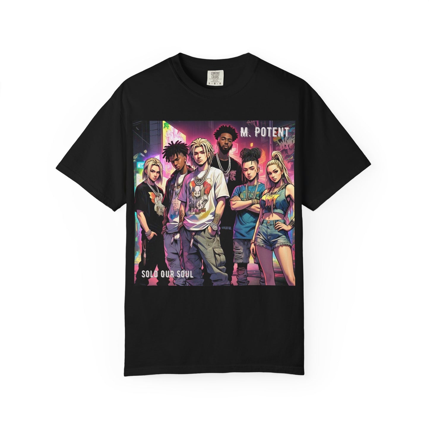 'Sold Our Soul' by M. Potent, Hip Hop Graphic Tee, Streetwear T-Shirt, Unisex Casual Tee, Music-Inspired Shirt, Gifts for Music Lovers, Trendy Fashion Top