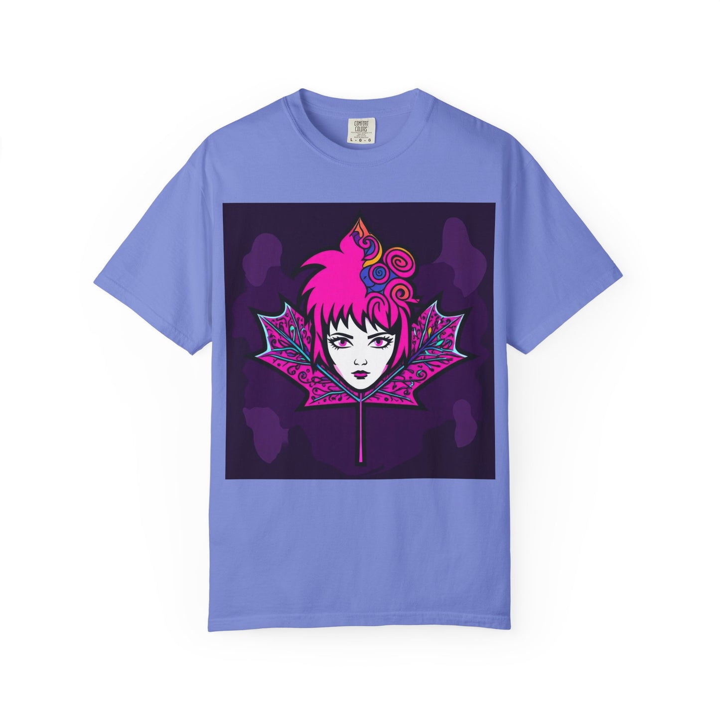 Emily The Maple Leaf Vibrant Graphic Tee: Retro Pop Art T-Shirt, Unique Gift, Casual Wear, Festival Fashion, Fun Style, Unisex Apparel