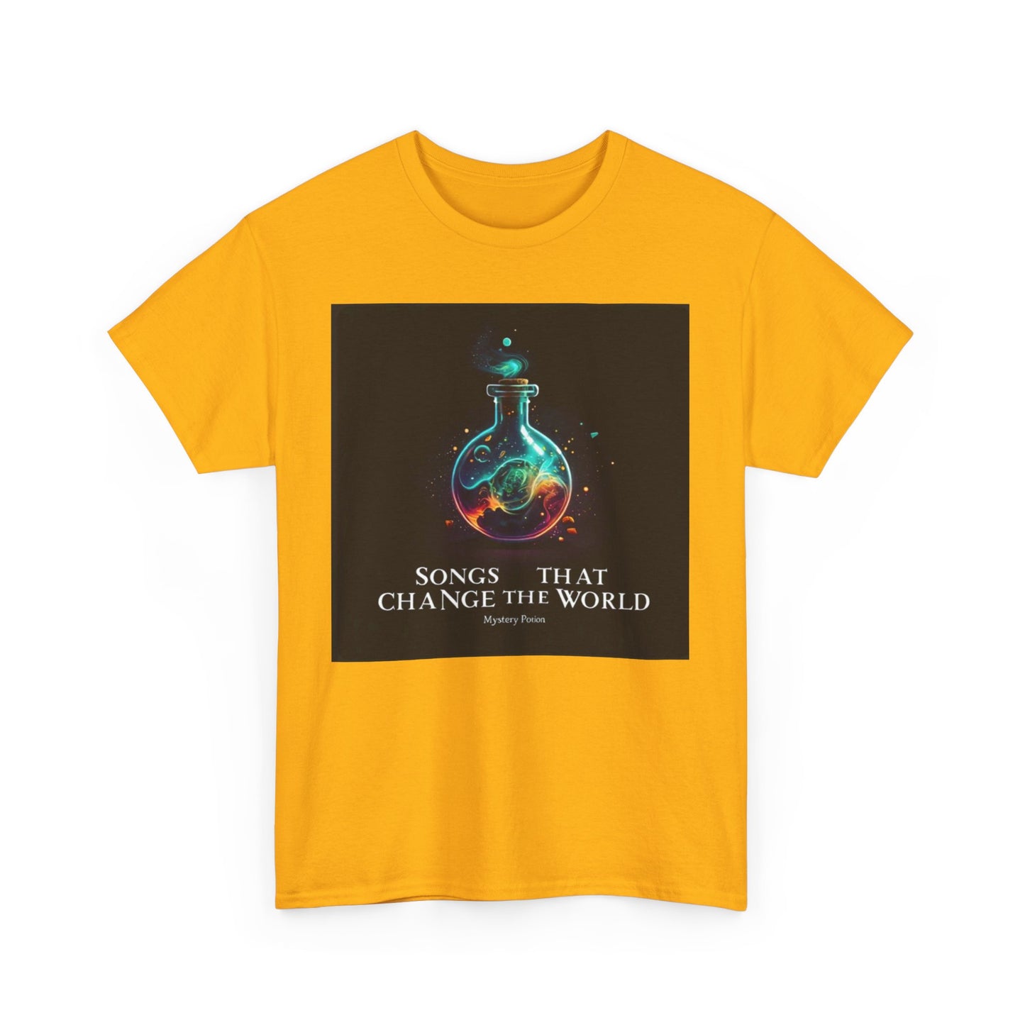 'Songs That Change The World' by Mystery Potion Viral Statement Tee