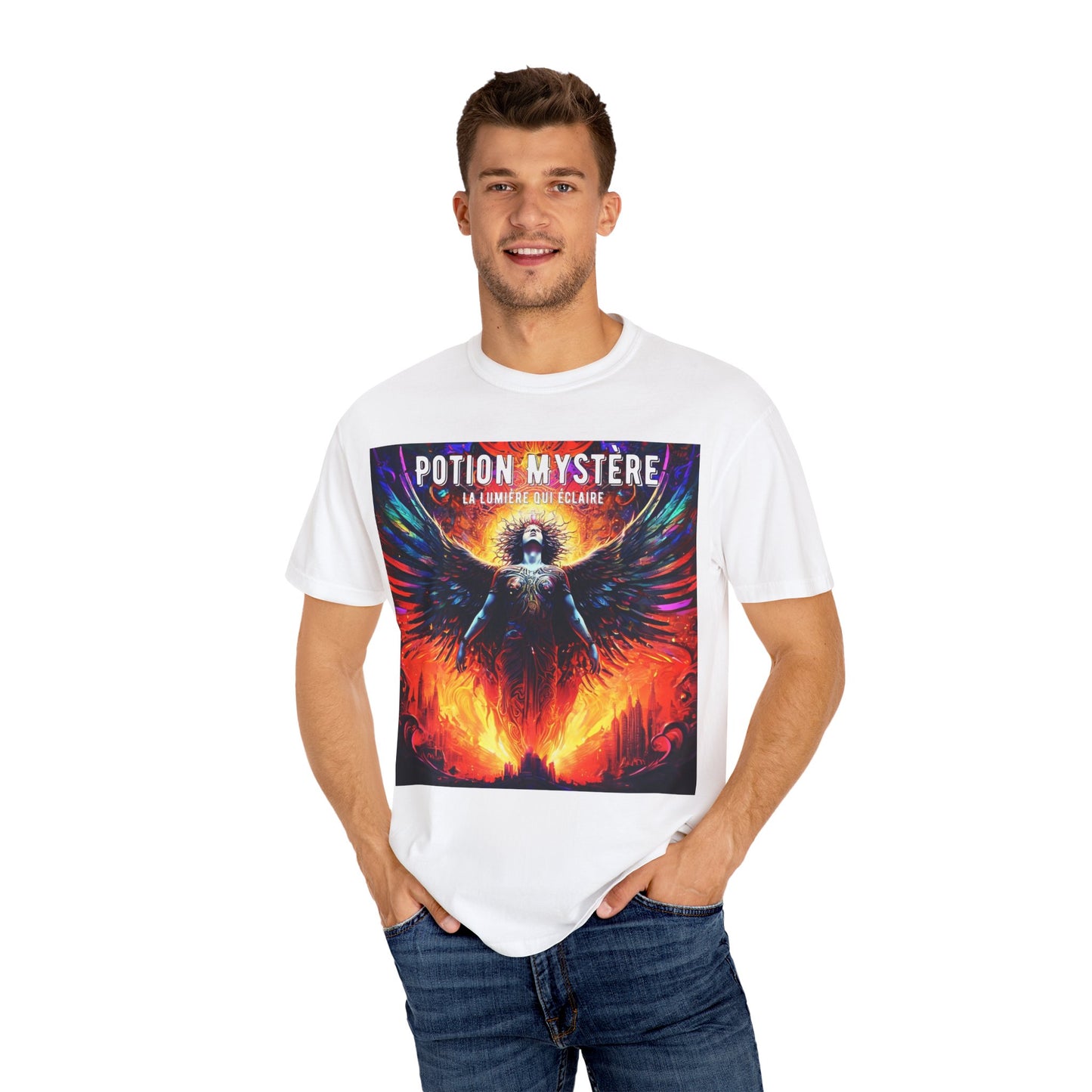 Mystical Graphic Tee - Potion Mystere Unisex T-Shirt, Boho Fashion, Festival Wear, Witchy Style, Gift for Occult Lovers