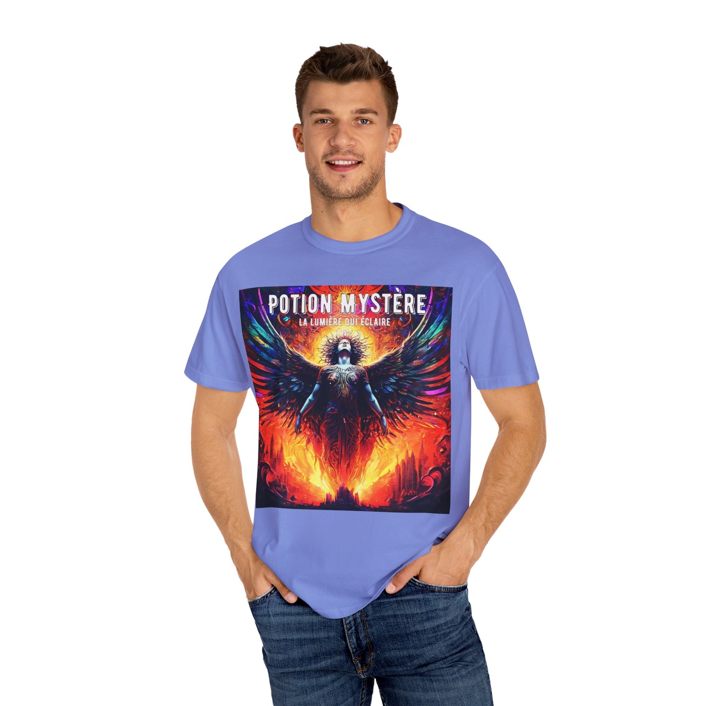 Mystical Graphic Tee - Potion Mystere Unisex T-Shirt, Boho Fashion, Festival Wear, Witchy Style, Gift for Occult Lovers