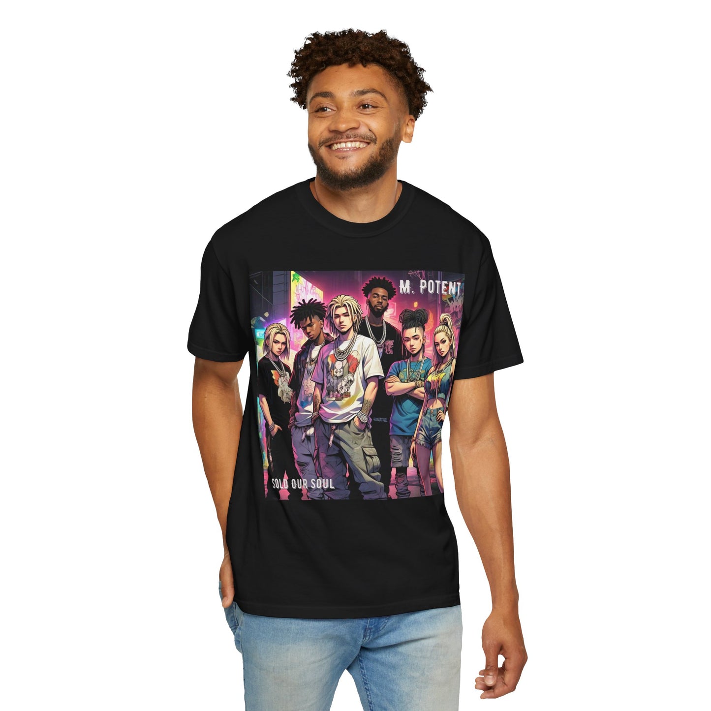 'Sold Our Soul' by M. Potent, Hip Hop Graphic Tee, Streetwear T-Shirt, Unisex Casual Tee, Music-Inspired Shirt, Gifts for Music Lovers, Trendy Fashion Top