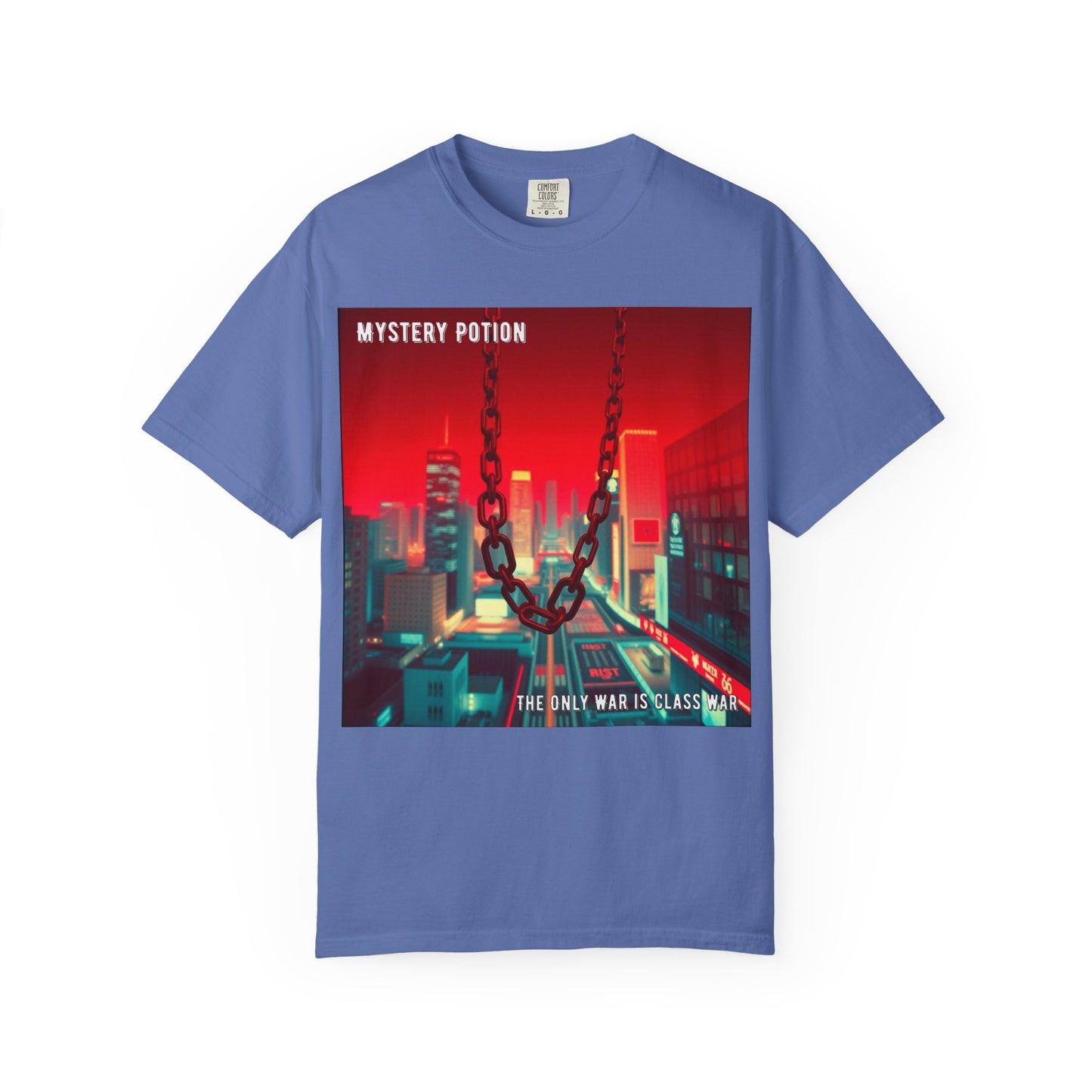Mystery Potion Urban T-Shirt, Retro Graphic Tee, Unisex Streetwear, Casual Wear, Gift for Art Lovers, Music Festival Apparel