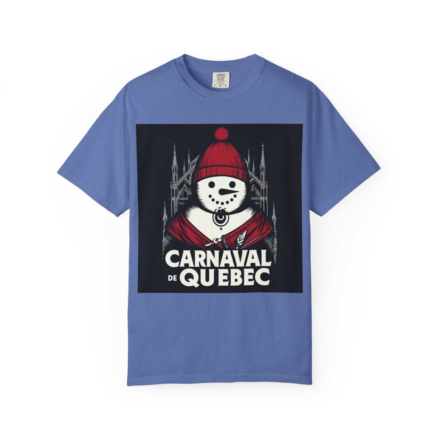 Carnaval de Québec Post-Goth T-shirt, Unisex Graphic Tee, Winter Festival Apparel, Holiday Gifts, Comfortable Everyday Wear