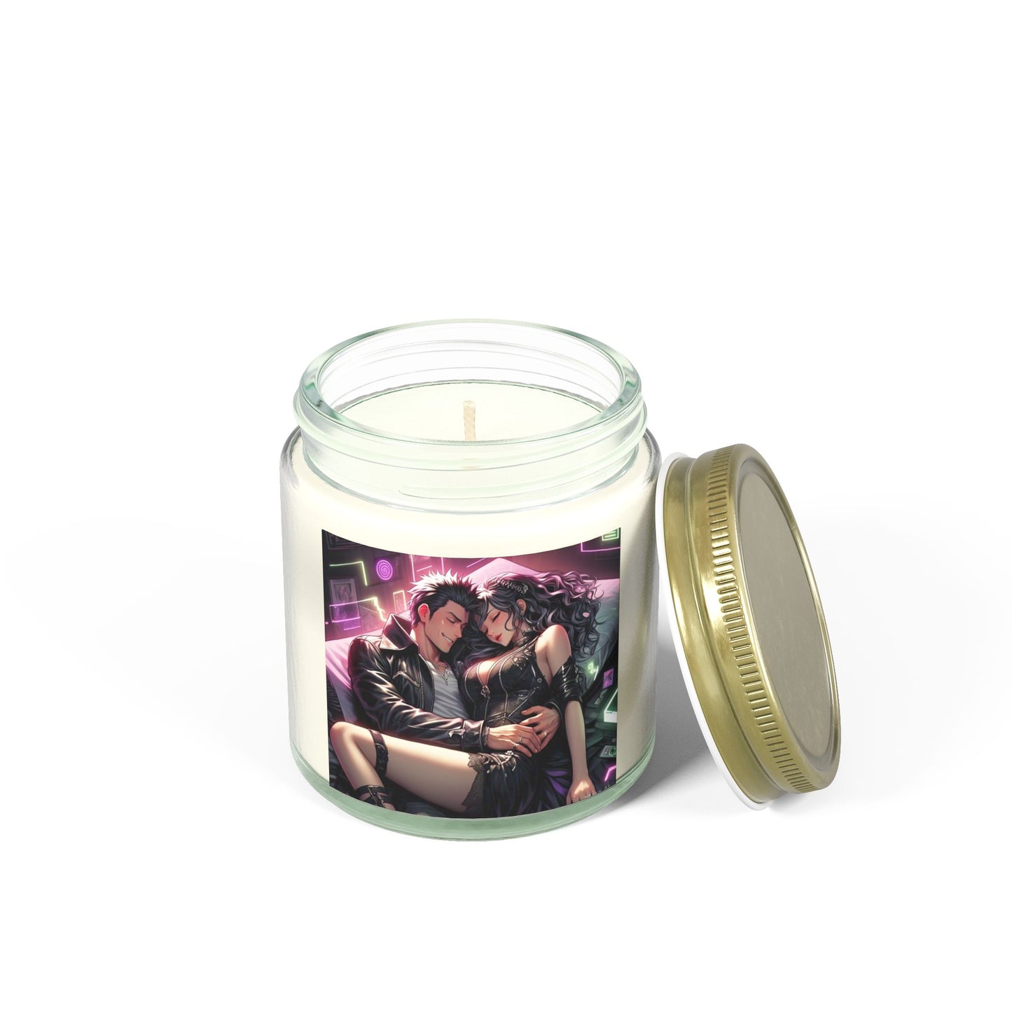 Romantic Scented Candle, Coconut Apricot Wax Candle, Cozy Home Decor, Gift for Her, Aromatherapy Candle, Relaxing Evening Candle