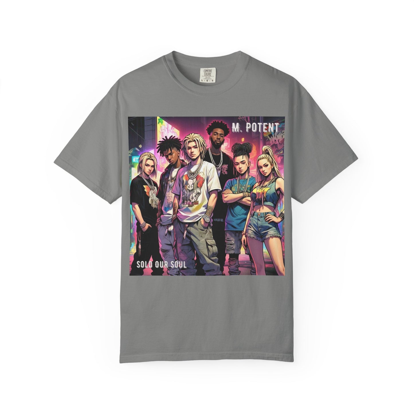 'Sold Our Soul' by M. Potent, Hip Hop Graphic Tee, Streetwear T-Shirt, Unisex Casual Tee, Music-Inspired Shirt, Gifts for Music Lovers, Trendy Fashion Top