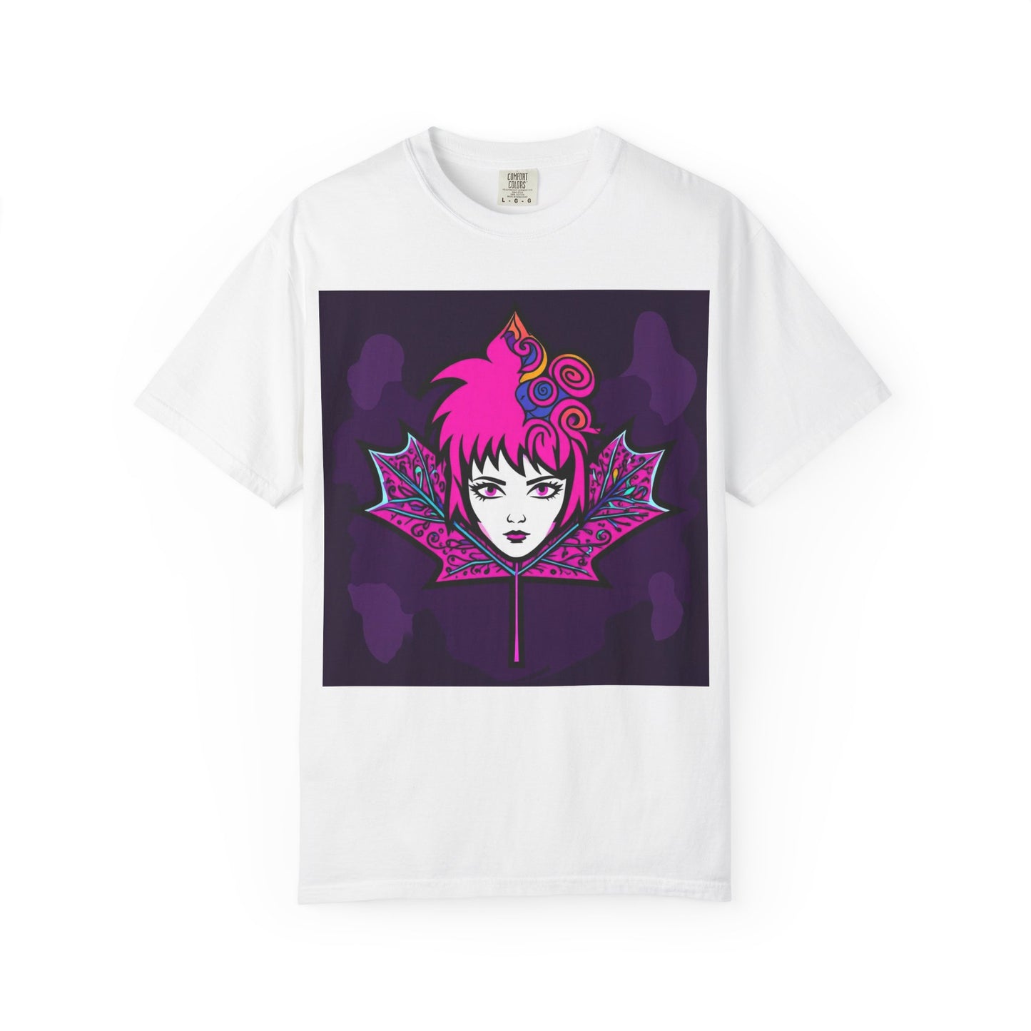 Emily The Maple Leaf Vibrant Graphic Tee: Retro Pop Art T-Shirt, Unique Gift, Casual Wear, Festival Fashion, Fun Style, Unisex Apparel
