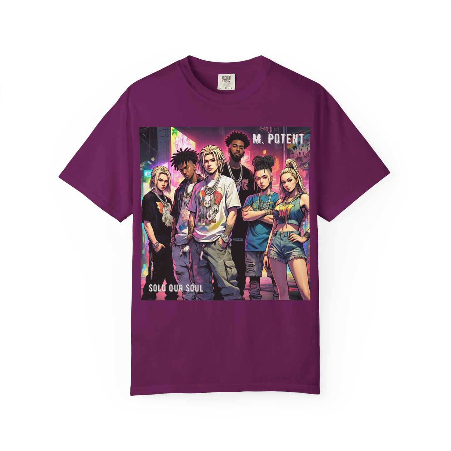 'Sold Our Soul' by M. Potent, Hip Hop Graphic Tee, Streetwear T-Shirt, Unisex Casual Tee, Music-Inspired Shirt, Gifts for Music Lovers, Trendy Fashion Top