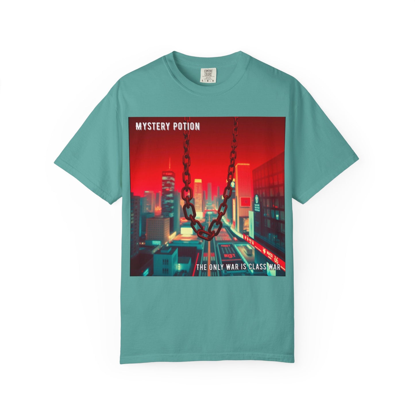 Mystery Potion Urban T-Shirt, Retro Graphic Tee, Unisex Streetwear, Casual Wear, Gift for Art Lovers, Music Festival Apparel