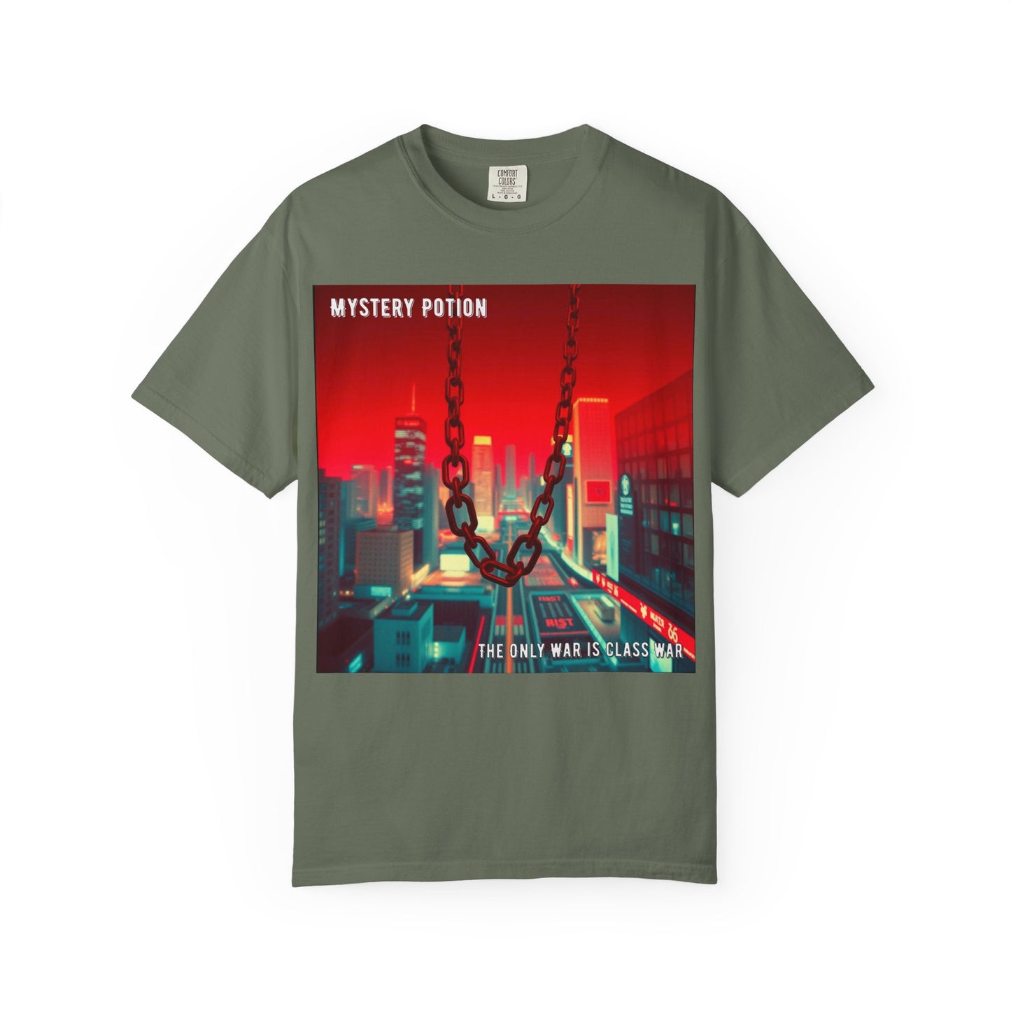 Mystery Potion Urban T-Shirt, Retro Graphic Tee, Unisex Streetwear, Casual Wear, Gift for Art Lovers, Music Festival Apparel
