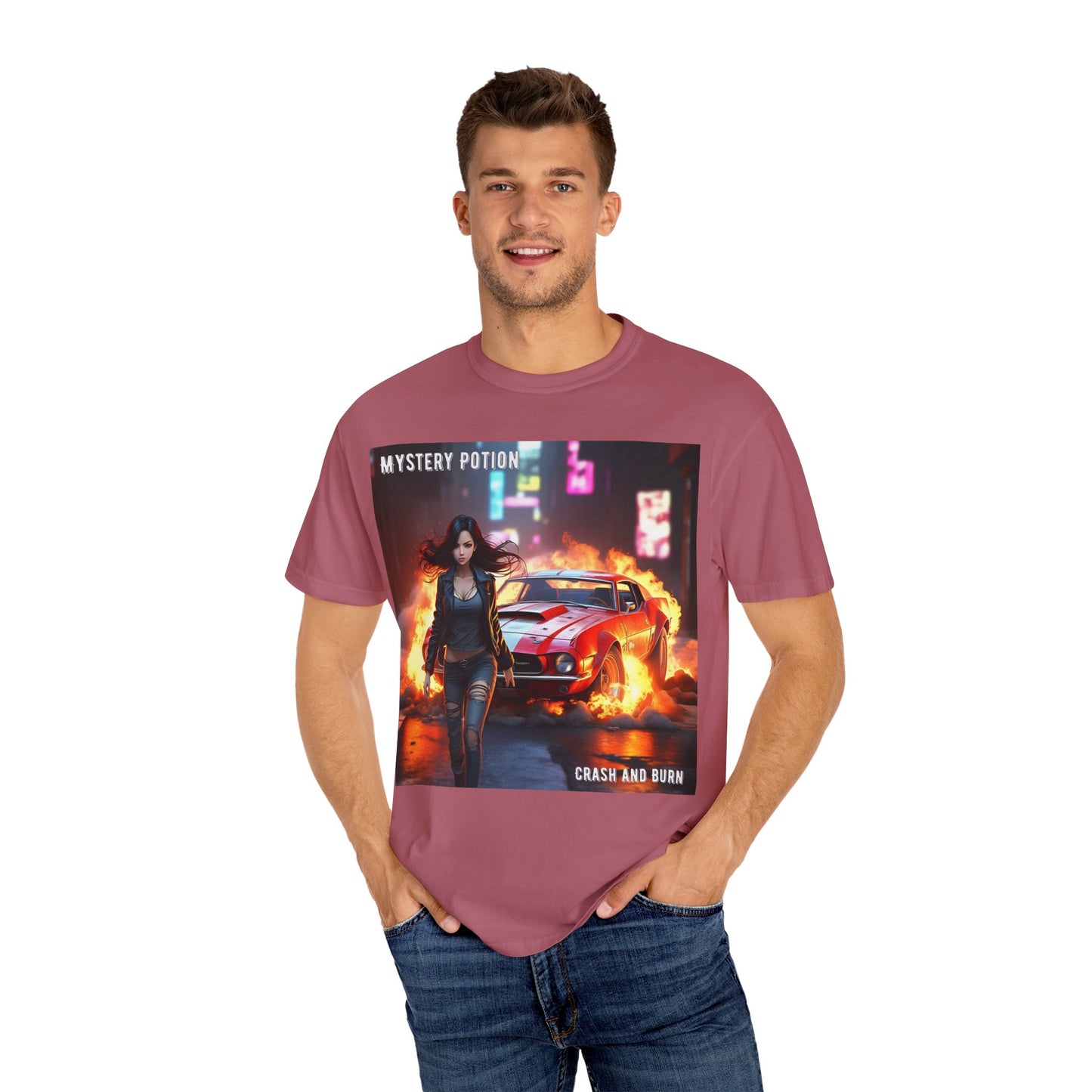 Mystery Potion Graphic Tee, Unisex Cool T-Shirt, Casual Wear, Gift for Gamers, Summer Festival Top