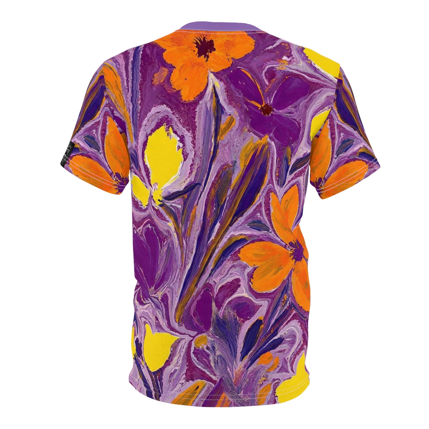 Floral Art Unisex Tee, Vibrant Colorful Shirt, AOP T-Shirt, Summer Fashion, Gift for Her, Casual Wear