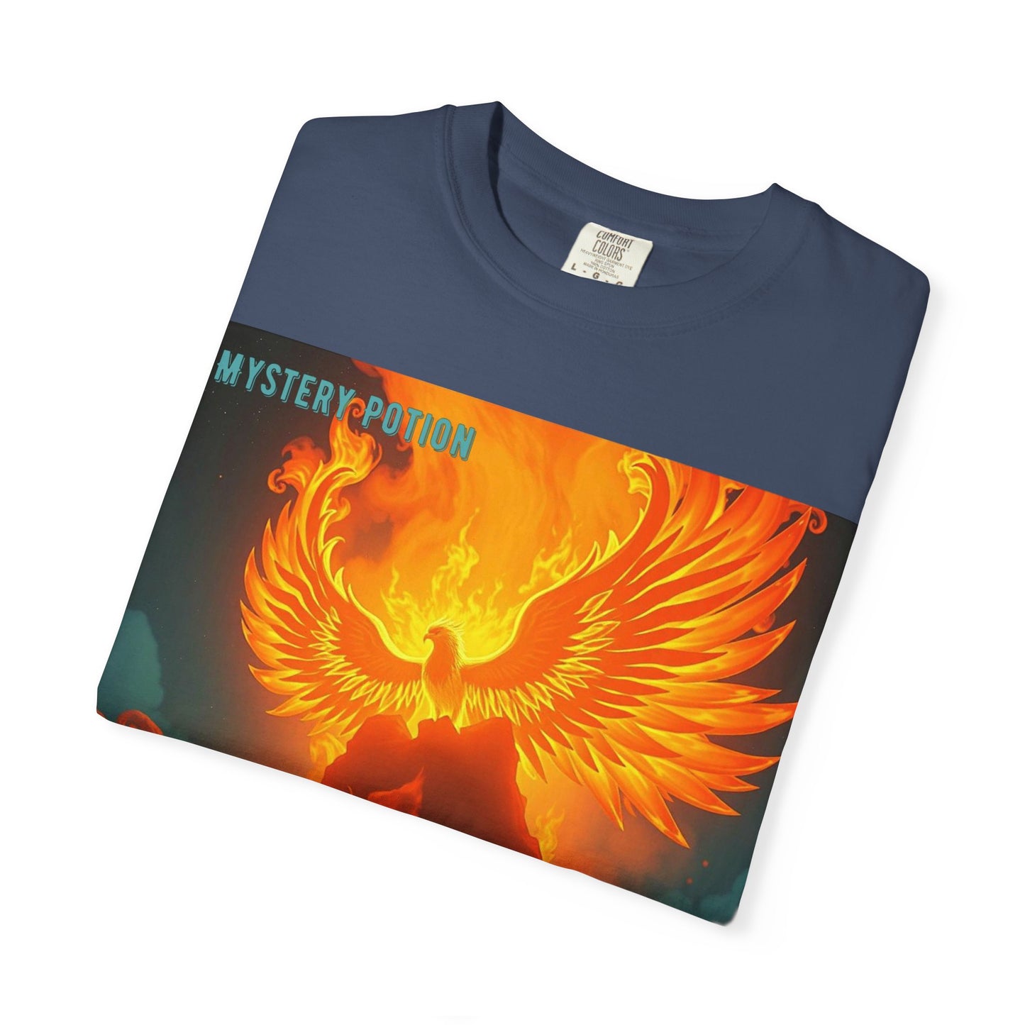 'Blessed With Pure Awesomeness' Mystery Phoenix Graphic Unisex T-shirt, Cool Casual Wear, Unique Gift for Nature Lovers, Birthday, Summer Event, Spiritual Design
