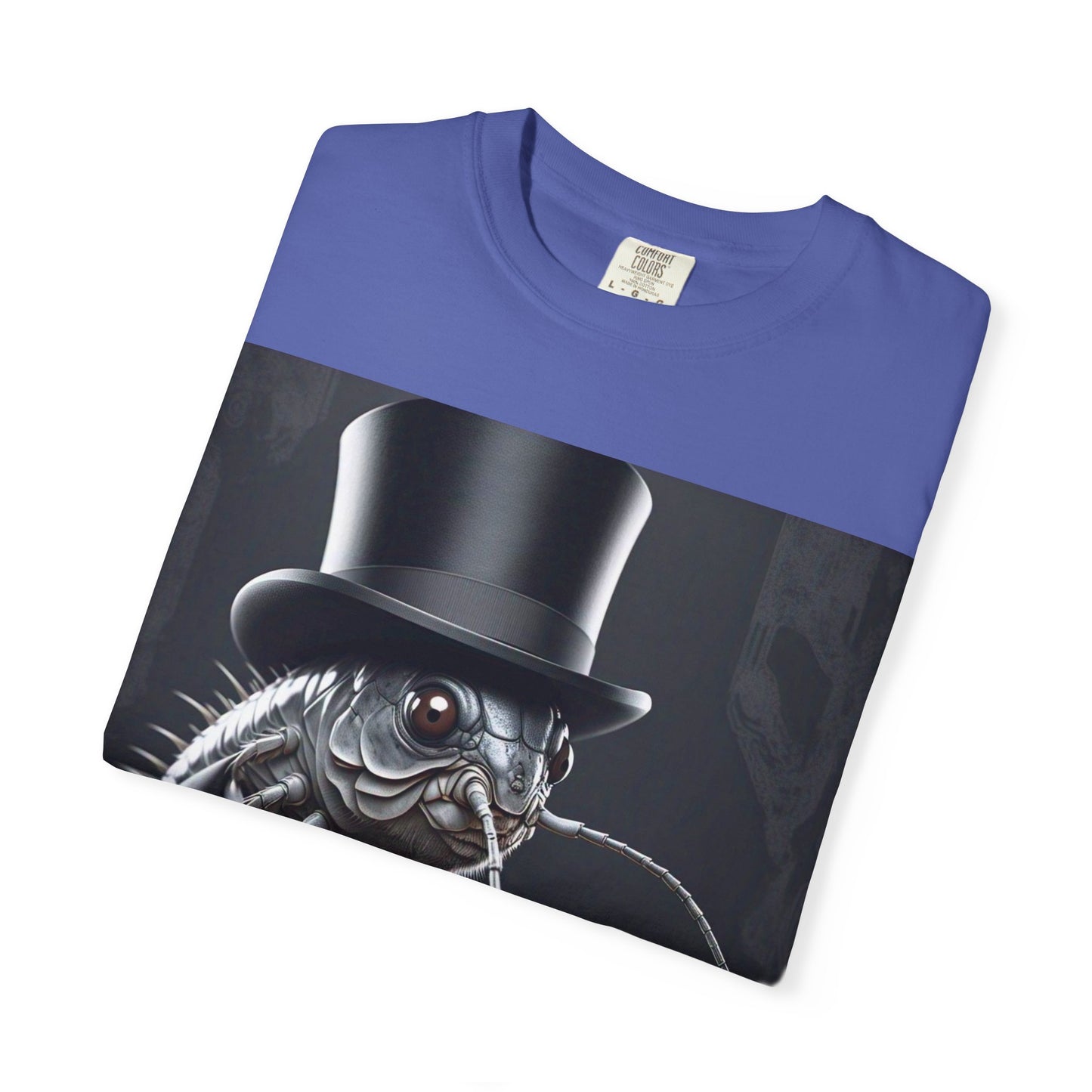 Whimsical Silver Fish Gentleman T-shirt | Fun Gift for Aquatic Lovers, Unique Humor Shirt, Casual Wear, Creative Outfit
