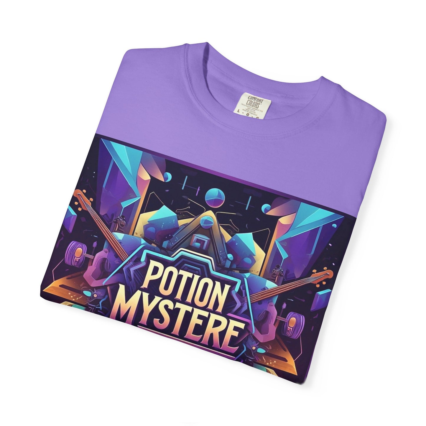Potion Mystere Graphic Tee, Artistic Unisex Shirt, Handmade Gift, Festival Apparel, Unique Art T-shirt