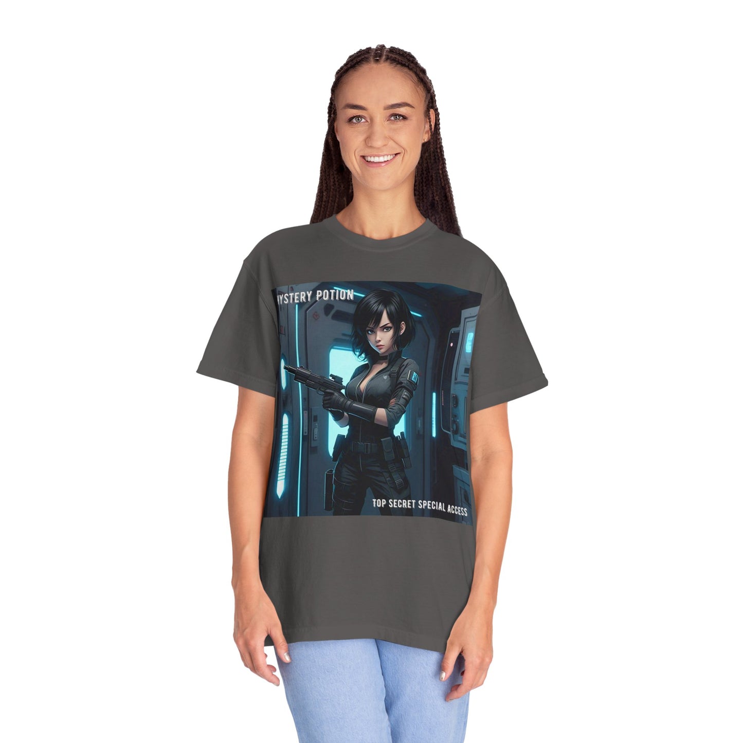 Mystery Potion Graphic Tee, Gamer T-Shirt, Unisex Clothing, Casual Wear, Birthday Gift, Top Secret Access Shirt