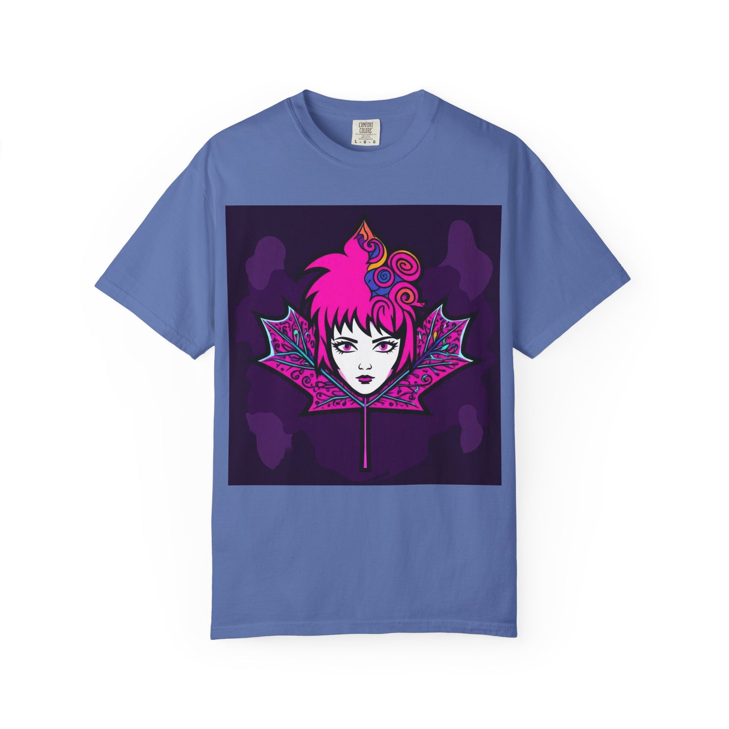 Emily The Maple Leaf Vibrant Graphic Tee: Retro Pop Art T-Shirt, Unique Gift, Casual Wear, Festival Fashion, Fun Style, Unisex Apparel