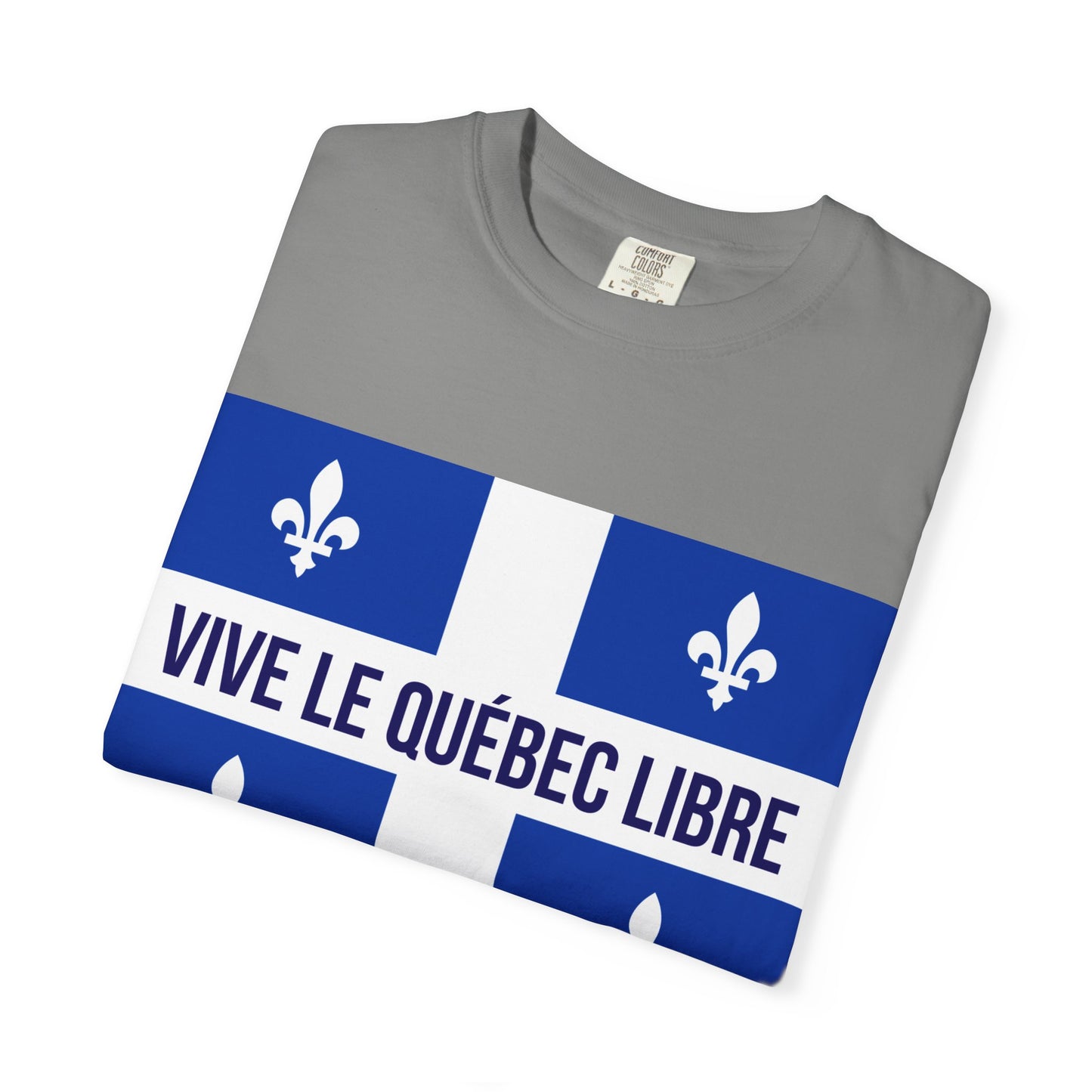 Vive le Québec Libre T-Shirt, Unisex Garment-Dyed Tee for Patriotic Celebrations, Canadian Pride Shirt, Quebec Independence Day [...]