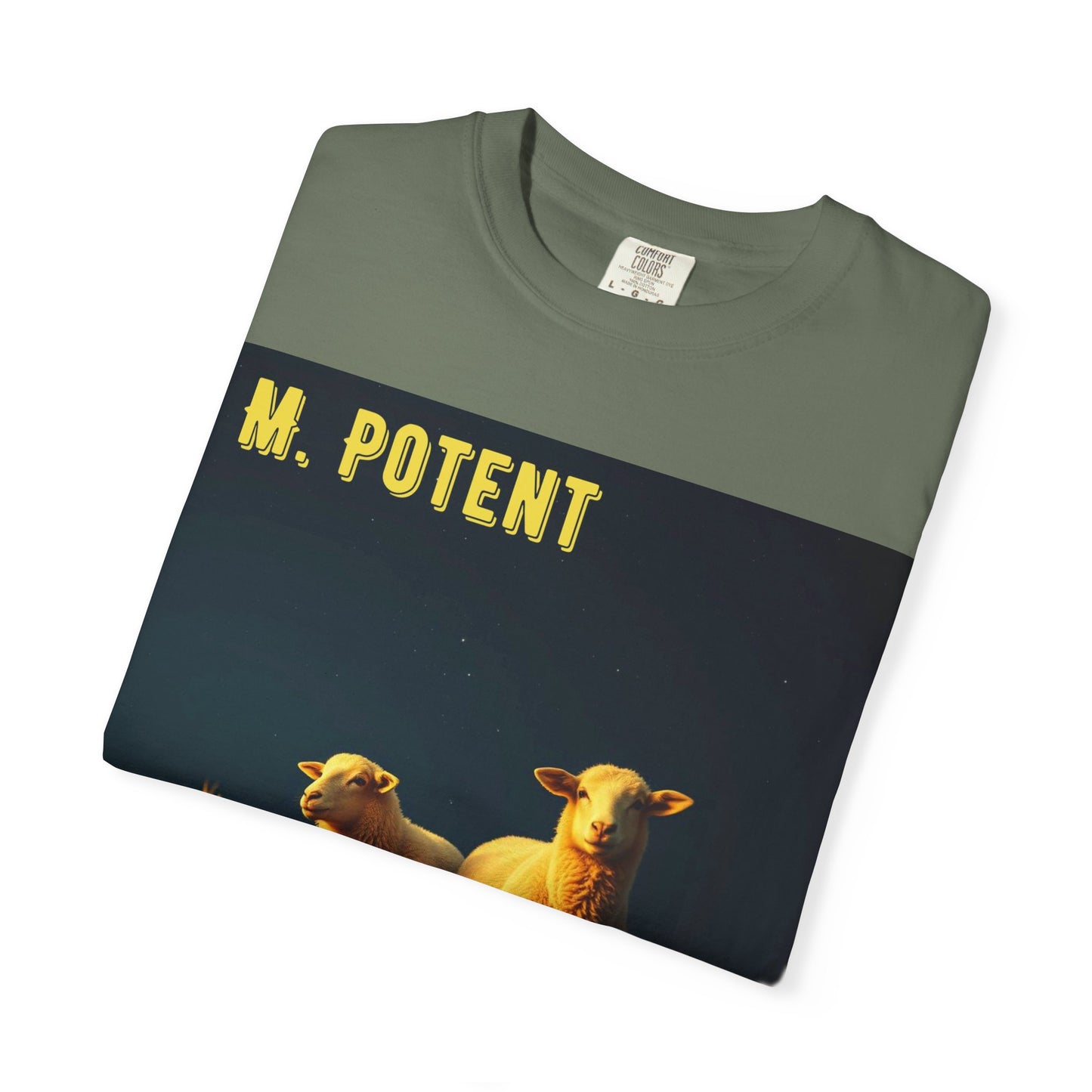 Debate Between Sheep and Grain by M. Potent, Sheep Graphic T-Shirt, Unisex Fashion Top, Farm Life Tee, Gift for Animal Lovers, Casual Everyday Wear
