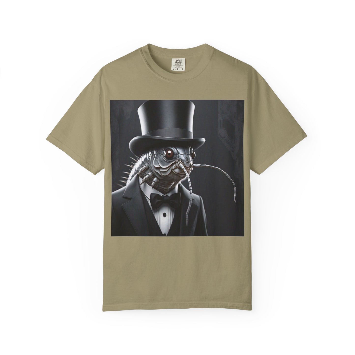 Whimsical Silver Fish Gentleman T-shirt | Fun Gift for Aquatic Lovers, Unique Humor Shirt, Casual Wear, Creative Outfit