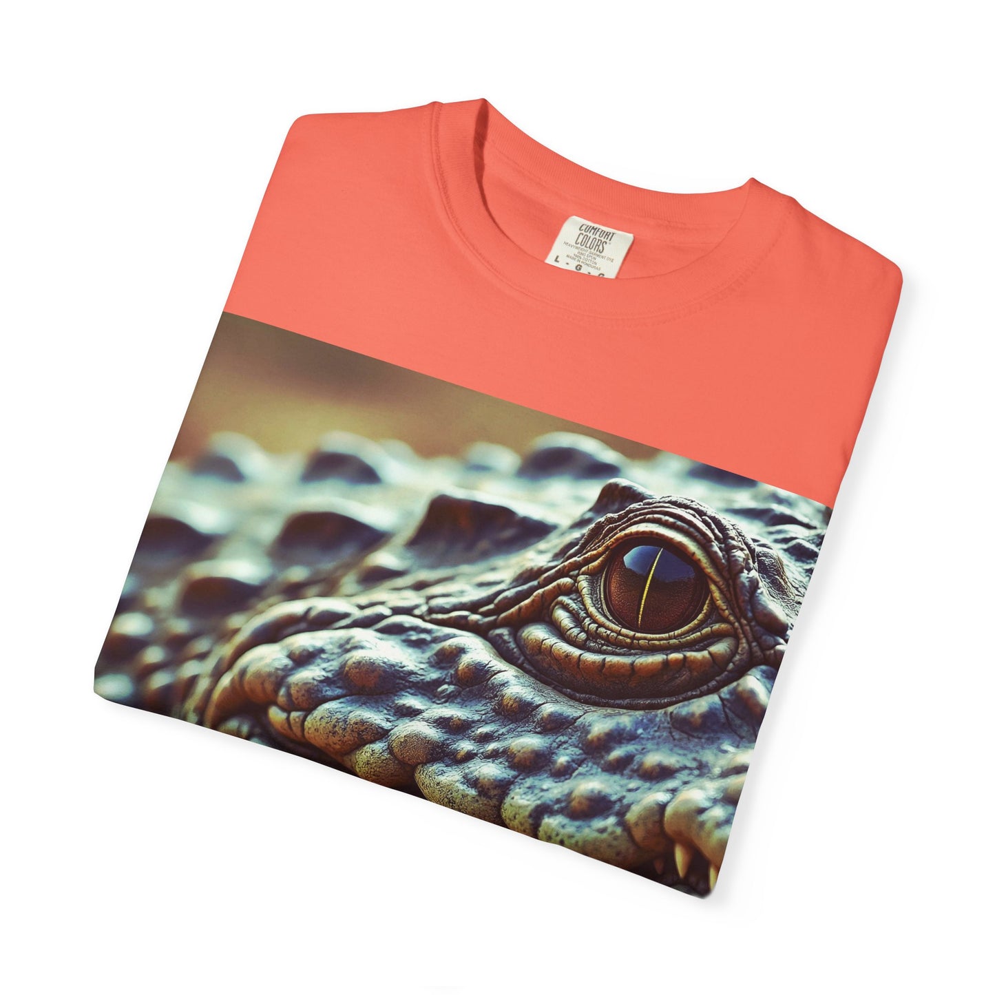 Aligator Unisex Garment-Dyed T-Shirt with Lizard Design, Cool Animal Tee for Nature Lovers, Gift for Her, Him, Birthday, Outdoor Enthusiasts