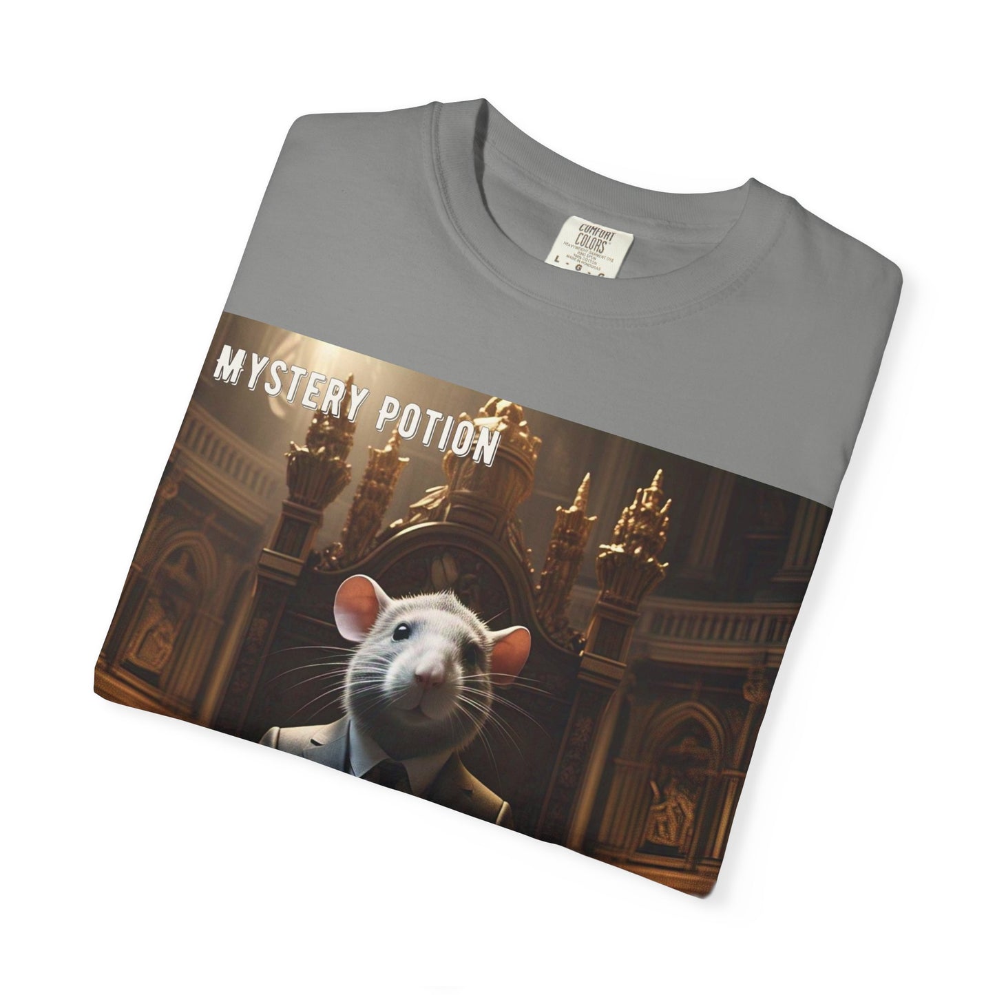 Mystery Potion Funny Unisex T-Shirt, Gift for Animal Lovers, Quirky Tee, Unique Graphic Shirt, Perfect for All Occasions