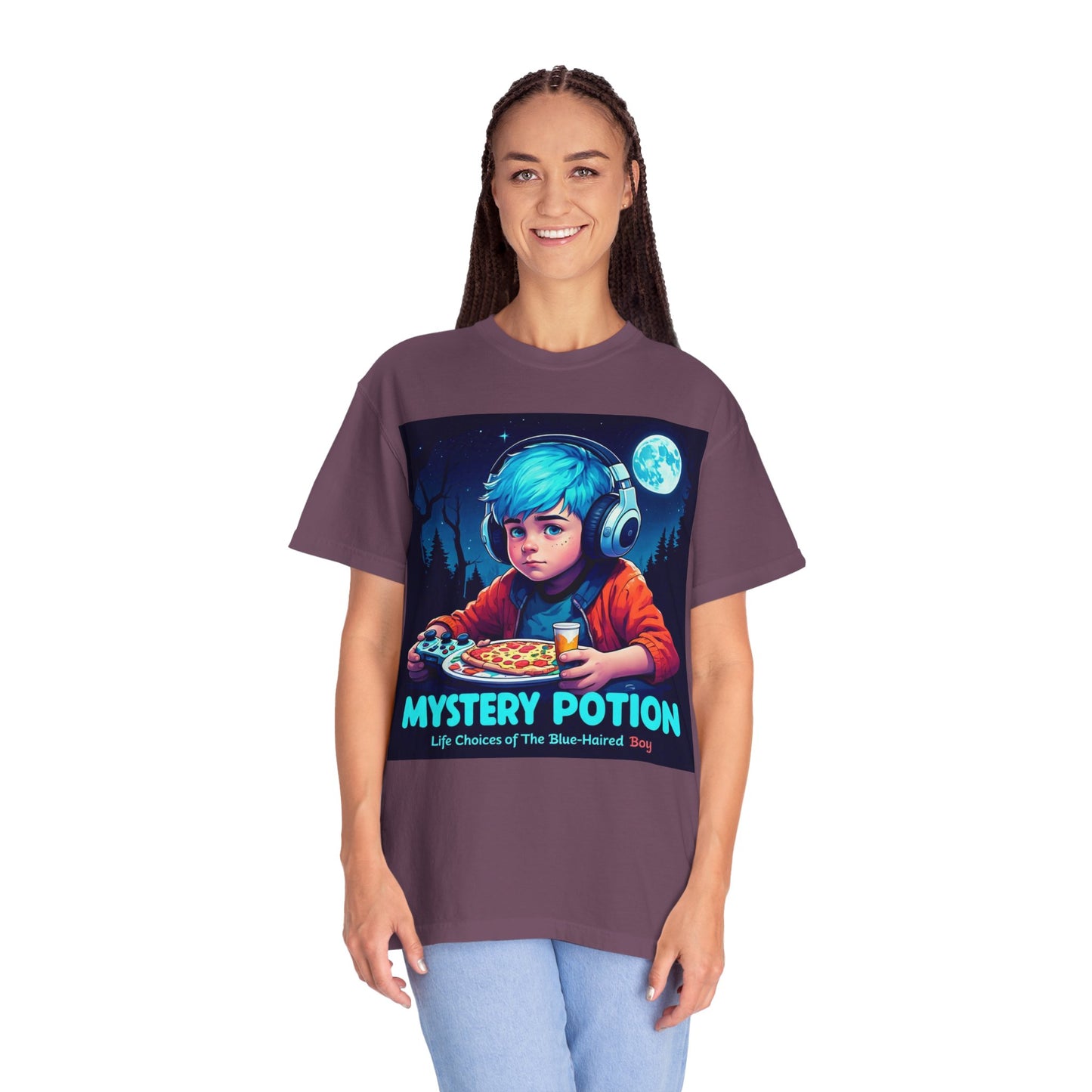 Mystery Potion T-shirt, Gamer Tee, Unisex Graphic Tee, Quirky Gift, Unique Design, Retro Vibe