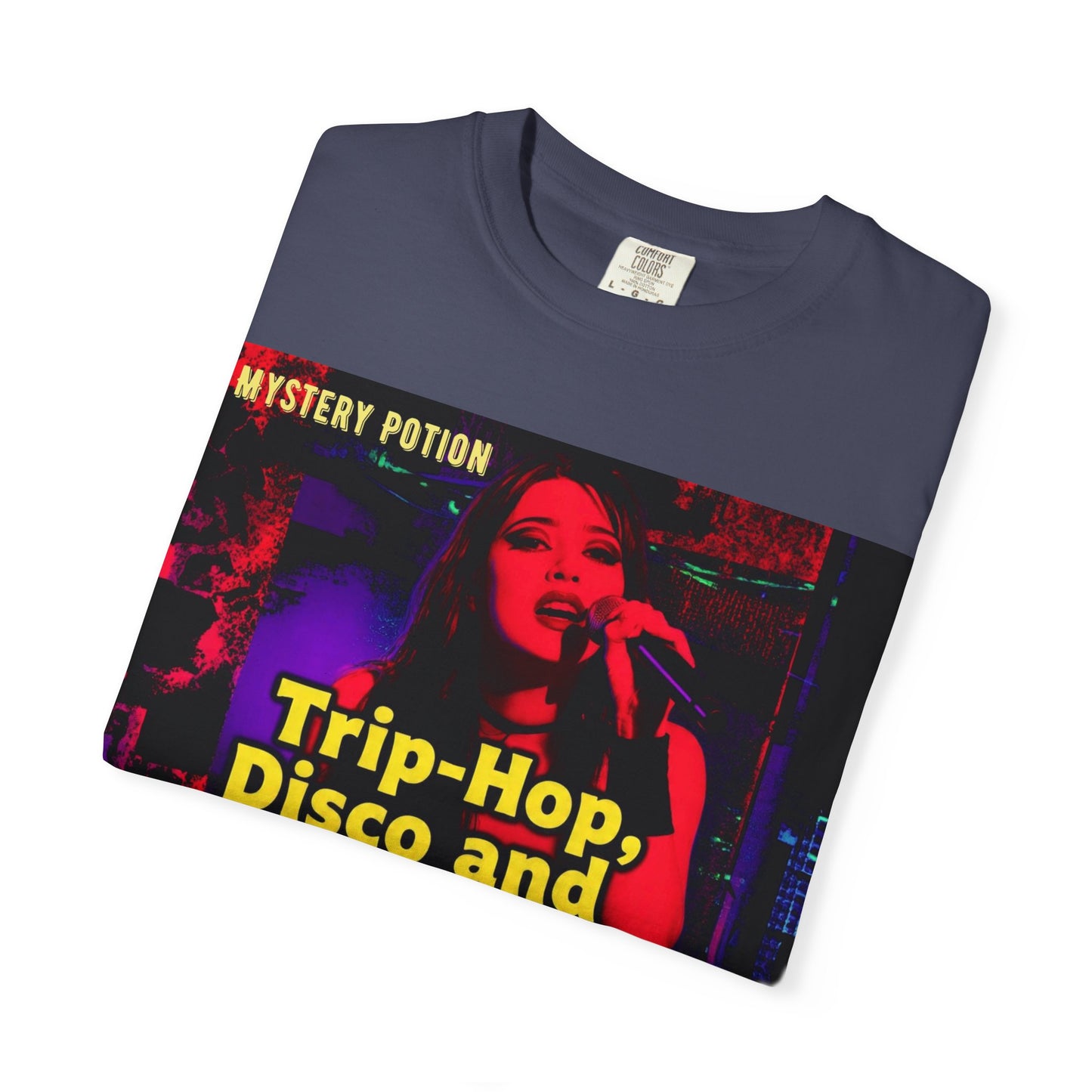 Trip Hop, Disco and Metal! Oh, What a Rush Vibrant Music-Themed Unisex T-shirt | Perfect Gift for Music Lovers, Concert Attendees, Band Merch, Festival Apparel, and Casual Wear